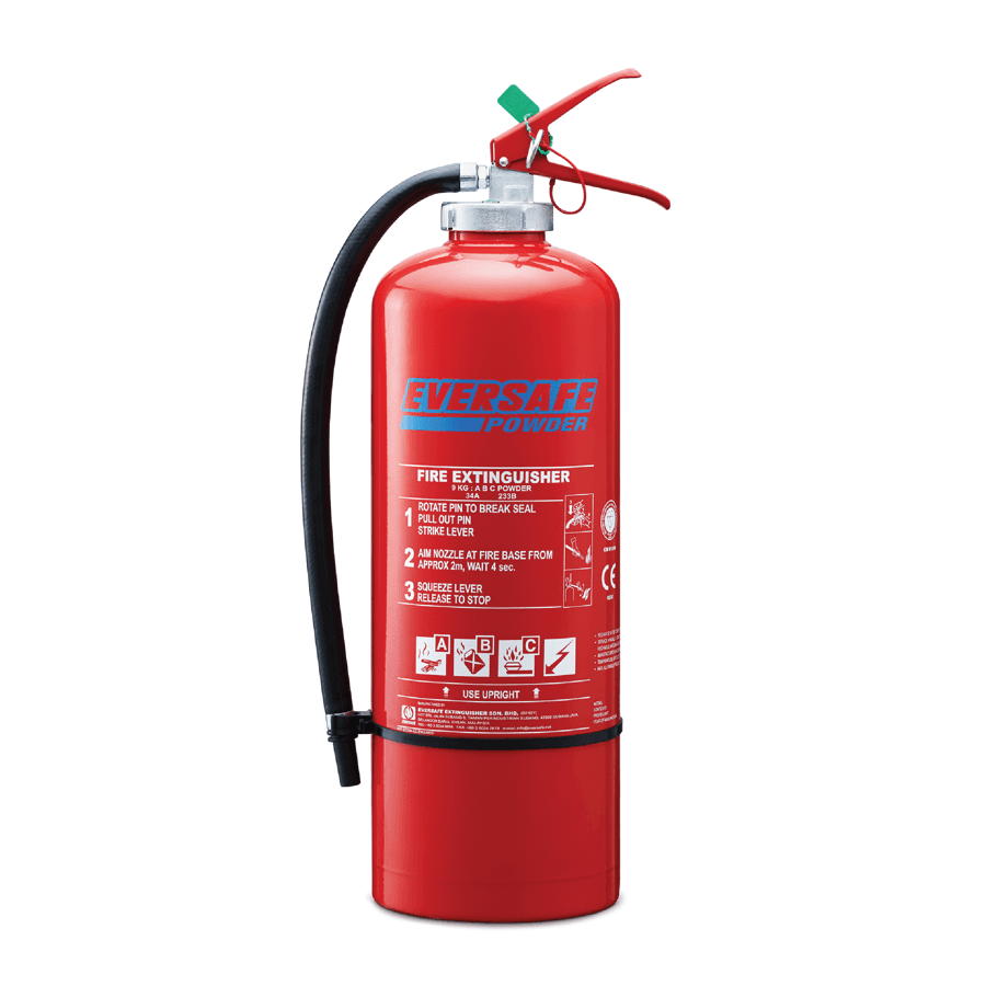 EverSafe powder extinguisher example