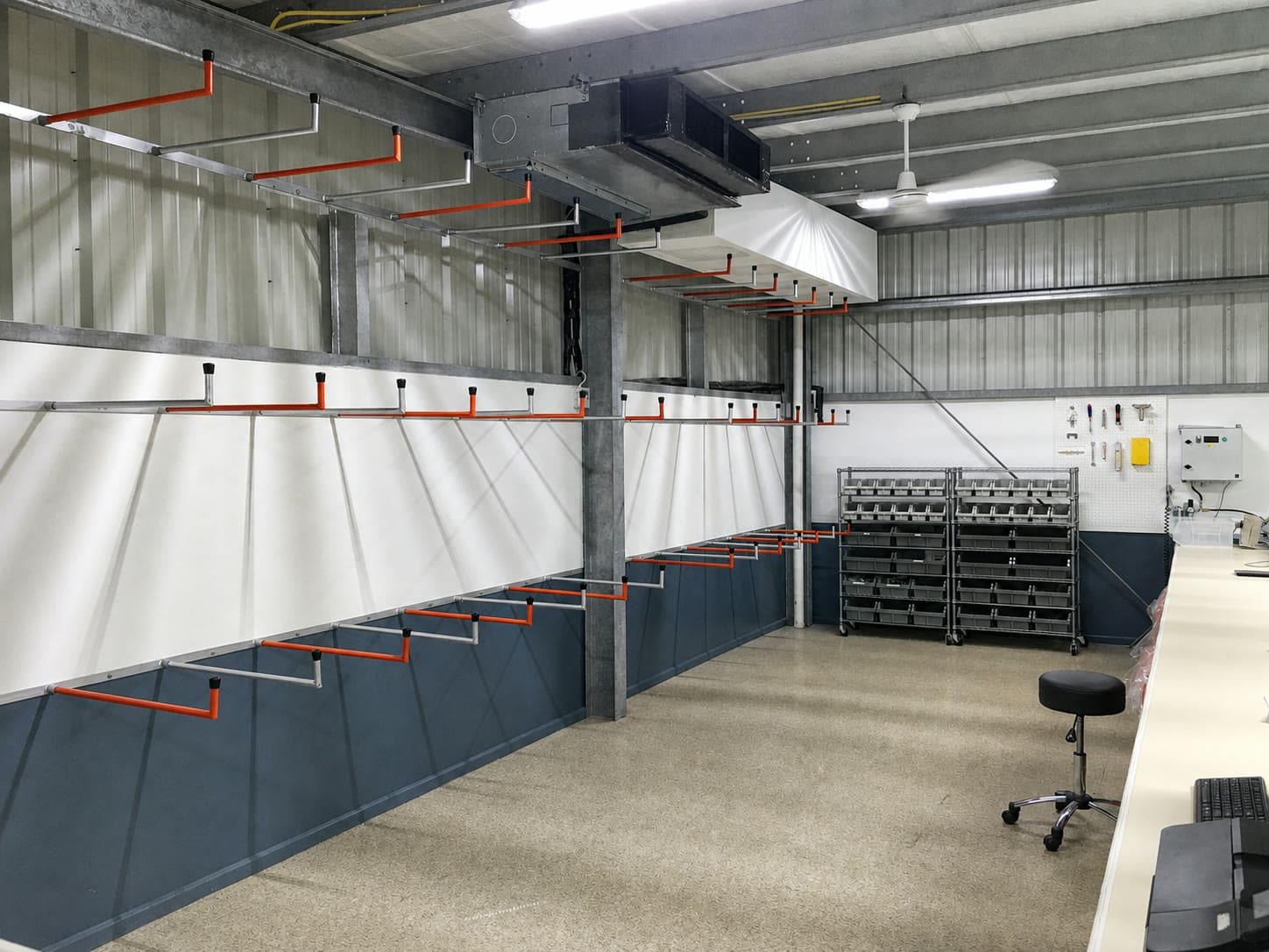 Equipment preparation area at The Safety Pelican